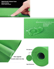 Tumaz Care AYM2401 Water Resistant Eco-friendly Non-Slip TPE Align Yoga Mat