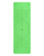 Tumaz Care AYM2401 Water Resistant Eco-friendly Non-Slip TPE Align Yoga Mat