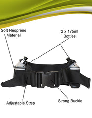 Fino B4502 Hiking & Jogging Waist Bag with Water Bottle Holders