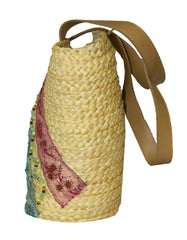 Fino CJK-05066 Exotic Straw Tote Beach Bag
