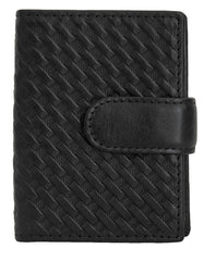 Fino DWS-801 Unisex Genuine Leather Card Holder Organizer Wallet with Box