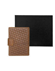 Fino DWS-801 Unisex Genuine Leather Card Holder Organizer Wallet with Box