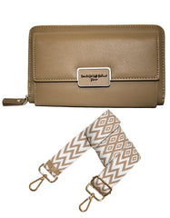 Fino F570+RX240819 Faux Leather 2in1 Crossbody Bag with 2 Removable Straps