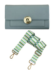 Fino F592-4+RX240819 Faux Leather 2in1 Clutch Bag with 2 Removable Straps
