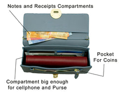 Fino F592-4+RX240819 Faux Leather 2in1 Clutch Bag with 2 Removable Straps
