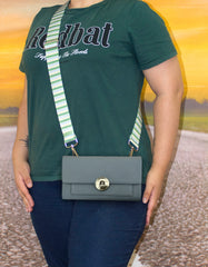 Fino F592-4+RX240819 Faux Leather 2in1 Clutch Bag with 2 Removable Straps