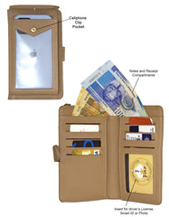 Fino F9705+RX240819 Faux Leather 2in1 Cellphone Bag & 2 Removable Straps