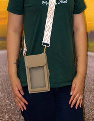 Fino F9705+RX240819 Faux Leather 2in1 Cellphone Bag & 2 Removable Straps