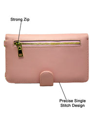 Fino F9705 Faux Leather All in 1 Purse/ Phone Bag with Shoulder Strap