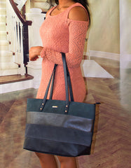 Fino G-8206-2 Faux Leather Tote Shoulder Bag