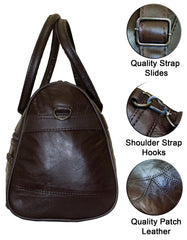 Fino GW-80205 Genuine Patch Leather Crisscross Plait Design Shoulder Bag