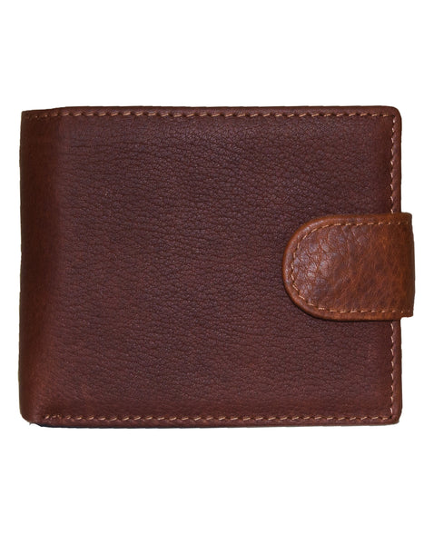 Fino GX-W202 Full Genuine Leather Wallet with Box - Coffee