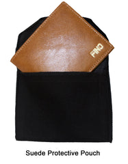 Fino HL-1501 Full Grain Genuine Leather Card Wallet Holder with Luxury Box