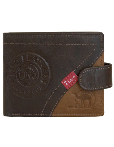 Fino HL-502 Genuine Leather Dakota Card Wallet with SD Card Holder & Box