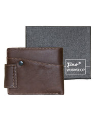 Fino HL-505 Genuine Leather Wolf Wallet with SD Card Holder & Box
