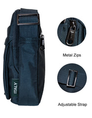 Fino HY-230805 Unisex Nylon Shoulder/ Crossbody Water-Resistant Bag
