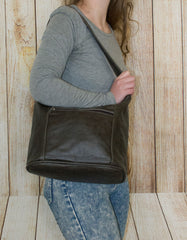 Luvsa LS-AR306 Full Grain Genuine Leather Shoulder Bag