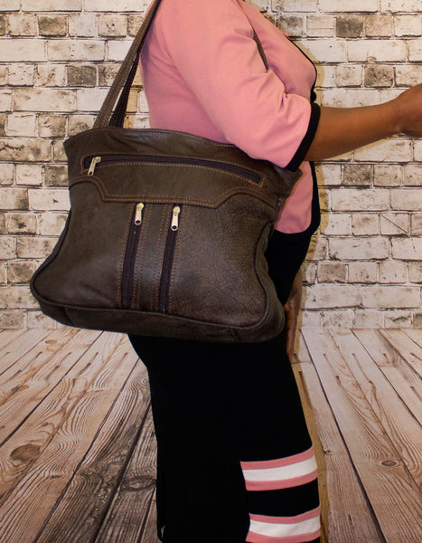 Luvsa LS-TJ101 Soft Genuine Leather Shoulder Bag