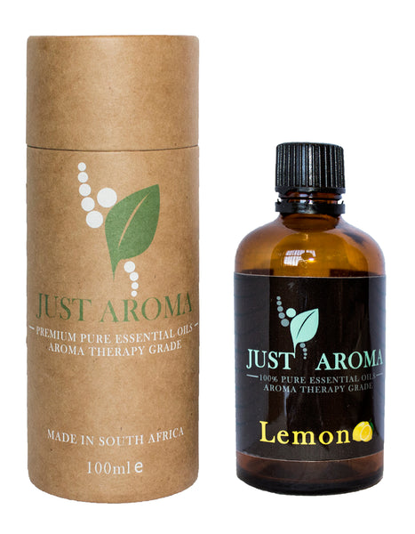 Just Aroma Premium 100% Pure and Natural Lemon Essential Oil β 100ml