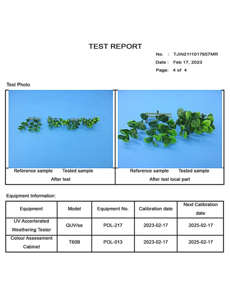 Masturf Premium Amazon Forest 50 x 50cm Faux Leaves UV Resistant Panel