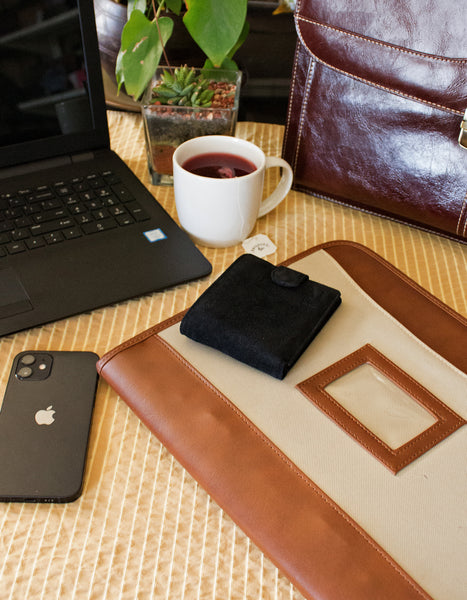 Fino SK-621 Men's Stylish Genuine Suede Wallet