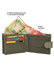 Fino SK-655 Faux Leather Men s Bi-fold Wallet