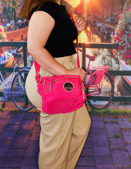 Fino SK-7732 Waterproof Ultra-Light Crinkle Nylon Crossbody Bag