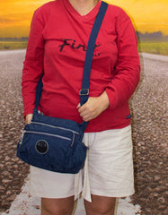Fino SK-7735 Waterproof Ultra-Light Crinkle Nylon Crossbody Bag