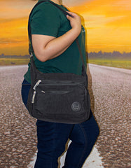 Fino SK-7737 Waterproof Ultra-Light Crinkle Nylon Crossbody Bag