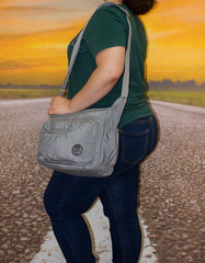 Fino SK-7737 Waterproof Ultra-Light Crinkle Nylon Crossbody Bag
