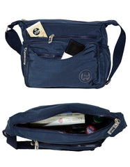 Fino SK-7737 Waterproof Ultra-Light Crinkle Nylon Crossbody Bag