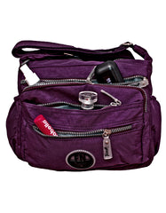 Fino SK-7738 Unisex Waterproof Ultra-Light Crinkle Nylon Crossbody Bag