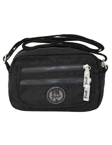 Fino SK-7742 Waterproof Ultra-Light Crinkle Nylon Crossbody/ Shoulder Bag