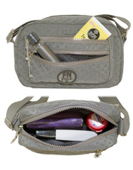 Fino SK-7744 Waterproof Ultra-Light Crinkle Nylon Crossbody/ Shoulder Bag