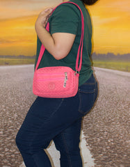 Fino SK-7744 Waterproof Ultra-Light Crinkle Nylon Crossbody/ Shoulder Bag