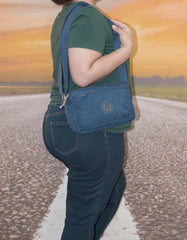 Fino SK-7745 Nylon Shoulder/ Crossbody Waterproof Ultra-Light Crinkle Bag