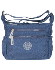 Fino SK-7748 Nylon Sling/ Crossbody Waterproof Ultra-Light Crinkle Bag