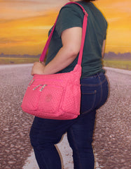 Fino SK-7750 Waterproof Ultra-Light Crinkle Nylon Shoulder/ Crossbody Bag