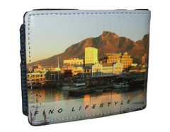 Fino SK-FZ21 Table Mountain Bi-fold Wallet with SD Card Holder & Box