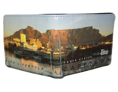Fino SK-FZ21 Table Mountain Bi-fold Wallet with SD Card Holder & Box