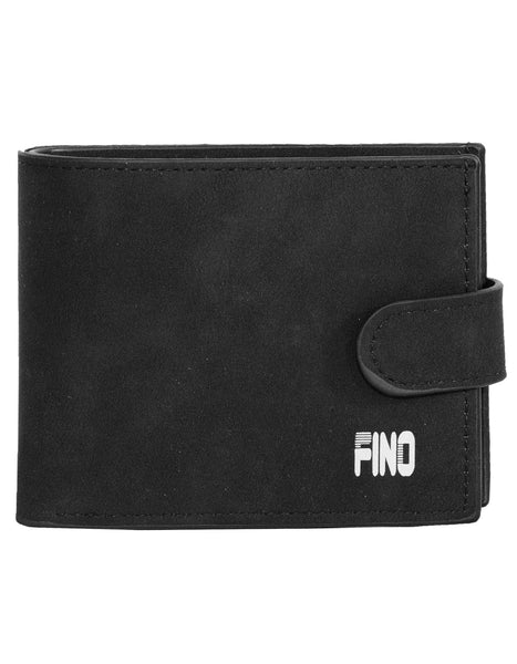 Fino SK-LS096 Faux Leather Washed Design Card Wallet with Box