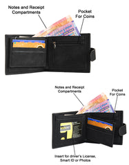 Fino SK-LS096 Faux Leather Washed Design Card Wallet with Box