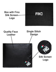 Fino SK-LS098 Faux Leather Italy Logo Wallet with Box