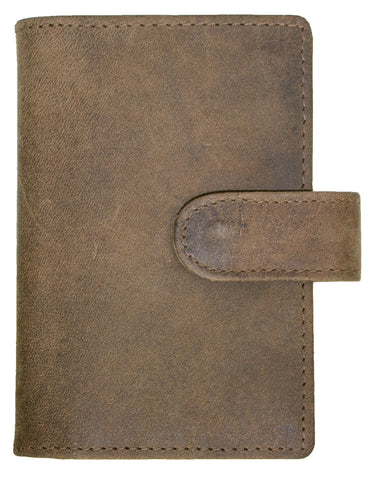 Fino SK-LV1313 Full Grain Genuine Leather Men’s Compact Credit Card Wallet