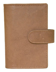 Fino SK-LV1313 Full Grain Genuine Leather Men's Compact Card Holder Wallet