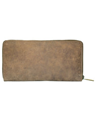 Fino SK-LV1317 Full Grain Genuine Leather/ Grab & Go Purse/ Cellphone Pouch - Coffee