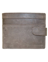 Fino SK-LVH155 Full Grain Genuine Leather Men’s Bifold Wallet - Coffee