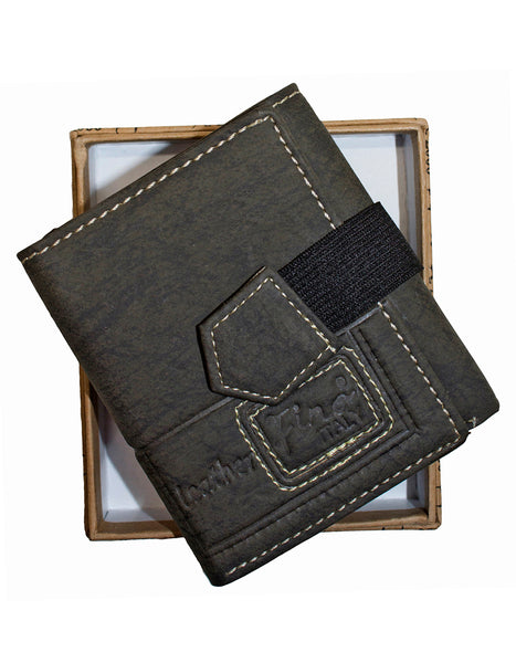 Fino SK-W033 Faux Leather Travel Card Slim Compact Wallet with Box