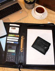Fino SK-W17 Bifold Embossed Faux Buffalo Leather Wallet