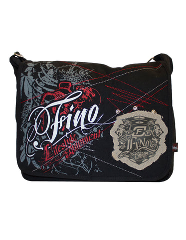 Fino SK-X2559 Lifestyle Unisex Polyester Graffiti Messenger School Bag